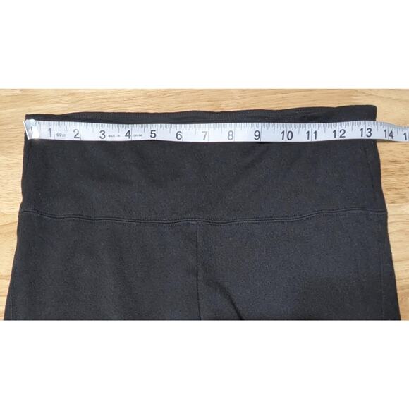 White House Black Market Pants Small Black Pull On Stretch Straight Leg Leggings - Picture 2 of 9